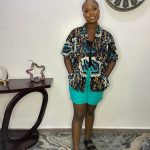 Ankara Shirt and Linen Short