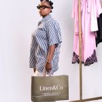 Cotton Striped Shirt x Linen Set